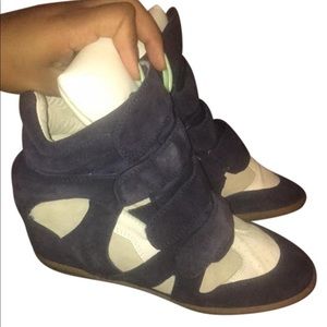 Isabel Marant Purple Bekett wedge Sneakers size 41